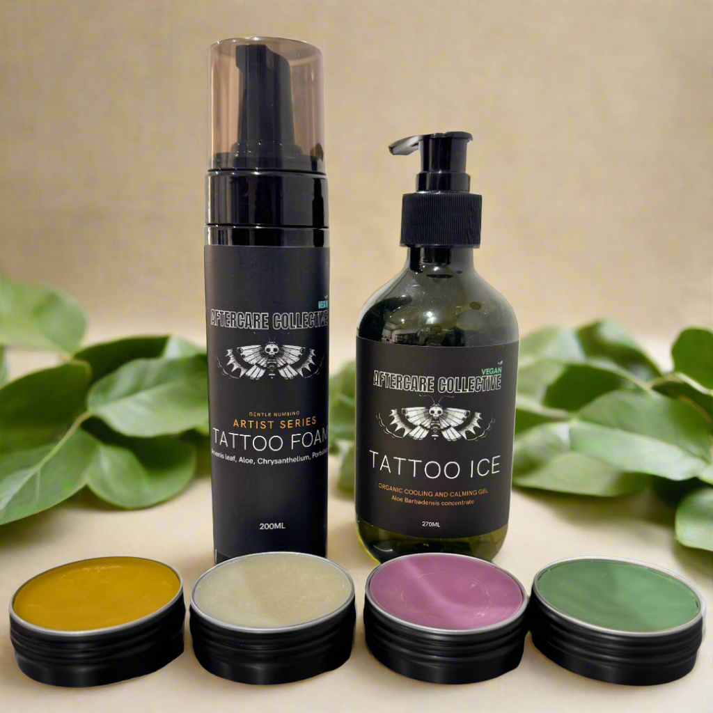 Aftercare samples for artists aftercare collective