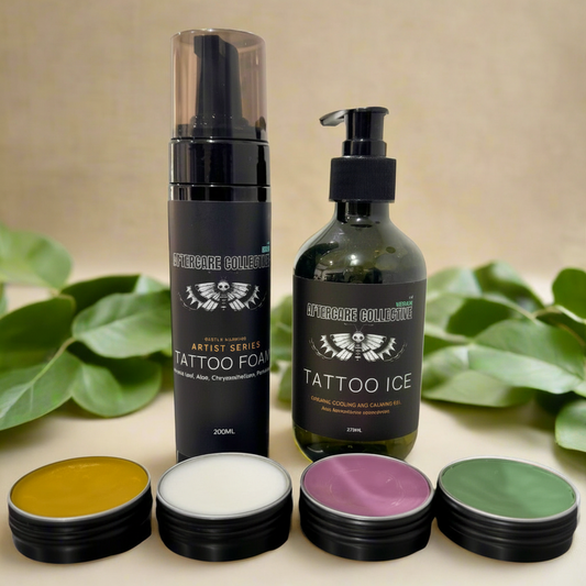 Aftercare samples for artists aftercare collective