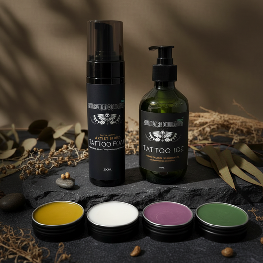 Aftercare samples for artists aftercare collective