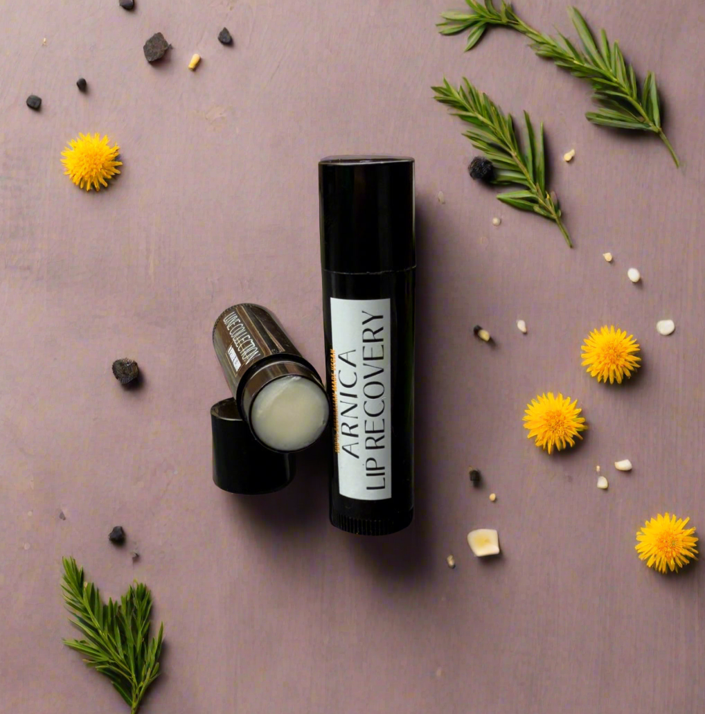 Lip blush healing with arnica Montana by aftercare collective lip tattoo