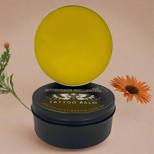 Tattoo balm/glide artist tin 150g original formula with calendula  from aftercare collective vegan