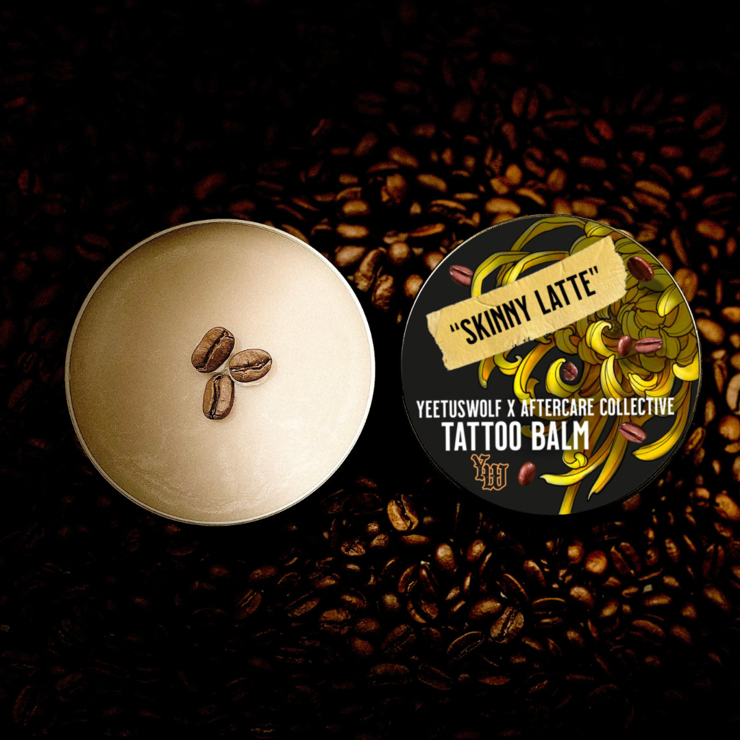 SKINNY LATTE TATTOO BALM ~YEETUS WOLF x AFTERCARE COLLECTIVE
